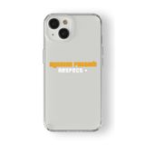 Iphone 13 Mini ile Uyumlu Mission Passed Respect Tasarım Baskılı Şeffaf Kılıf