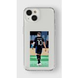 Iphone 13 Mini ile Uyumlu Neymar Temalı Tasarım Baskılı Şeffaf Kılıf 1