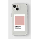 Iphone 13 Mini ile Uyumlu Pantone Sugar Honey Glaze Tasarım Baskılı Şeffaf Kılıf