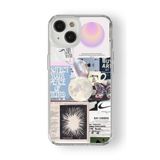 Iphone 13 Mini ile Uyumlu Protect Your Peace Tasarım Baskılı Şeffaf Kılıf