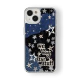 iPhone 13 Mini ile Uyumlu Star Tasarım Baskılı Şeffaf Kılıf