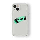 iPhone 13 Mini ile Uyumlu Uzaylı Eli Tasarım Baskılı Şeffaf Kılıf