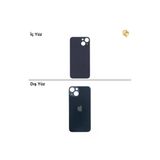 İphone 13 Mini Lacivert Renk Arka Kapak Arka Cam Batarya Kapağı Lazer Kesim Kapak Pil Kapağı