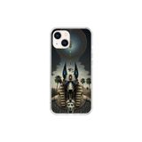 iPhone 13 Mini Uyumlu Şeffaf Kılıf Antik Mısır 5 Tasarımlı