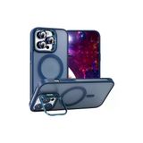 İphone 13 Pro 6.1" Standguard Magsafe Kılıf + Lens Koruma Gece Mavisi