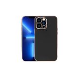 Iphone 13 Pro Kılıf Parlak Altın Işlemeli Kamera Korumalı Pastel Renkli Kapak (Viyana)