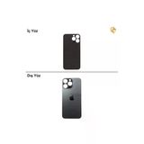 İphone 13 Pro Max Grafit Renk Arka Kapak Arka Cam Batarya Kapağı Lazer Kesim Kapak Pil Kapağı