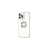 Iphone 13 Pro Max Kılıf Kamera Korumalı Parlak Altın Işlemeli Logo Gösteren Kapak (Kongo)