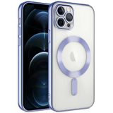 İphone 13 Pro Max Kılıf Magsafe Özellikli Metal Lazer Silikon Kapak