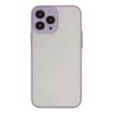 iPhone 13 Pro Max Kılıf Montreal Silikon Kapak - Mor-(5796)