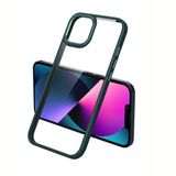 İphone 13 Pro Max Kılıf Renkli Silikon Kenarlı Krom Kapak