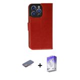 iPhone 13 Pro Max Kılıf Siluet Işık Serisi - Siyah Bilvis 5in1 3D Magic Cam Ekran Koruyucu + Pe