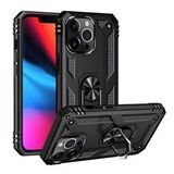 iPhone 13 Pro Max Kılıf Zore Vega Yüzüklü Standlı Zırh Kılıf