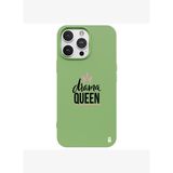iPhone 13 Pro Max Yeşil Lansman Renkli Silikon Drama Queen Tasarımlı Premium Kılıf