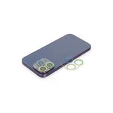 İphone 13 Pro Renkli Kamera Lens Koruma Cam - Yeşil-Sarı-(5796)