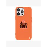 iPhone 13 Pro Turuncu Lansman Renkli Silikon Drama Queen Tasarımlı Premium Kılıf