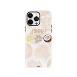İphone 13 Pro Vorian Çift Katmanlı Kılıf Coconut Summer Notes