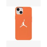 iPhone 13 Turuncu Lansman Renkli Silikon Premium Basketbol Kılıf