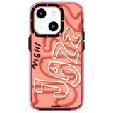 iPhone 13 Uyumlu Kılıf Şeffaf Renkli Yazı Temalı Tasarım YoungKit Jazz Serisi Kapak