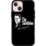 iPhone 13 Uyumlu Mustafa Kemal Ataturk Tasarımlı Glossy Premium Kılıf - Siyah - Atatürk-295