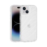 İphone 13 Uyumlu Telefon Kılıfı Kamera Çıkıntılı Kabartmalı Parlak Desenli Darbe Emici Silikon Kılıf