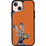 iPhone 13 Uyumlu Zootropolis Tasarımlı Glossy Premium Kılıf - Siyah - Zootropolis-1300