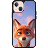 iPhone 13 Uyumlu Zootropolis Tasarımlı Glossy Premium Kılıf - Siyah - Zootropolis-1302