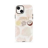 İphone 13 Vorian Magsafe Çift Katmanlı Korumalı Kılıf Coconut Summer Notes