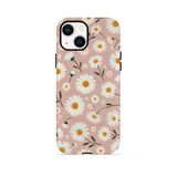 İphone 13 Vorian Magsafe Çift Katmanlı Korumalı Kılıf Daisy Mocha Garden