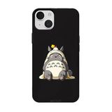 iPhone 14 İle Uyumlu Siyah Forest Giant Desenli Silikon Kılıf