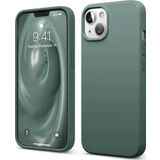 İphone 14 Kılıf First Silikon - Koyu Yeşil