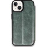 İphone 14 Kılıf Flip Cover - Koyu Yeşil