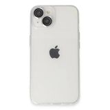 İphone 14 Kılıf Luko Lens Silikon - Gümüş