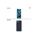 İphone 14 Plus Gece Yarısı Renk Arka Kapak Arka Cam Batarya Kapağı Lazer Kesim Kapak Pil Kapağı