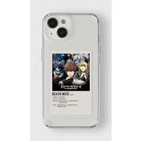 Iphone 14 Plus ile Uyumlu Death Note Minimalist Poster Tasarım Baskılı Şeffaf Kılıf
