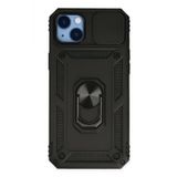 İphone 14 Plus Kilif Pars Lens Yuzuklu Kamera Surgulu Silikon Kilif