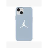 iPhone 14 Plus Mavi Lansman Renkli Silikon Premium Basketbol Kılıf