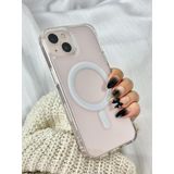 Iphone 14 Plus - Şeffaf Magsafe Wireless Kablosuz Şarj Destekli V-mags Kılıf