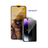 İphone 14 Plus Uyumlu Anti-static 9h Full Glass Ekran Koruyucu Safir Cam Hayalet