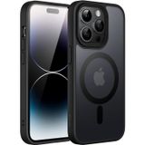 IPhone 14 Pro 6.1 inç Telefon Kılıfı, MagSafe Uyumlu, Yarı Saydam Mat, İnce Tasarım, Siyah
