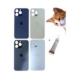 İphone 14 Pro Max Arka Batarya Pil Kapağı Altın (B7000 15 Ml Yapıştırıcı)