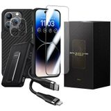 iPhone 14 Pro Max Benks Grand Combo Yeni 5in1 Aksesuar Seti Kılıf-Ekran-Lens Koruyucu-Kablo-Powerbnk