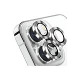 iPhone 14 Pro Max Hd Lens Koruyucu Gümüş Çerçeveli