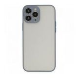 iPhone 14 Pro Max Kılıf Montreal Silikon Kapak - Gri