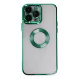 iPhone 14 Pro Max Kılıf Slot Silikon - Köknar Yeşili-(5796)