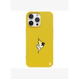 iPhone 14 Pro Max Sarı Lansman Renkli Silikon Cat Lover Kedi Tasarımlı Kılıf