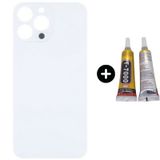 İphone 14 Pro Max Uyumlu Arka Pil Batarya Kapak Beyaz + B7000
