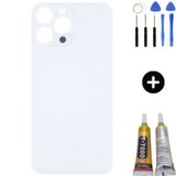 İphone 14 Pro Max Uyumlu Arka Pil Batarya Kapak Beyaz + Montaj Seti