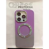 İphone 14 Pro Mor Gri Renkli Kılıf