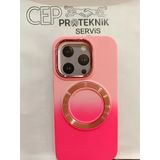 İphone 14 Pro Pembe Renkli Kılıf